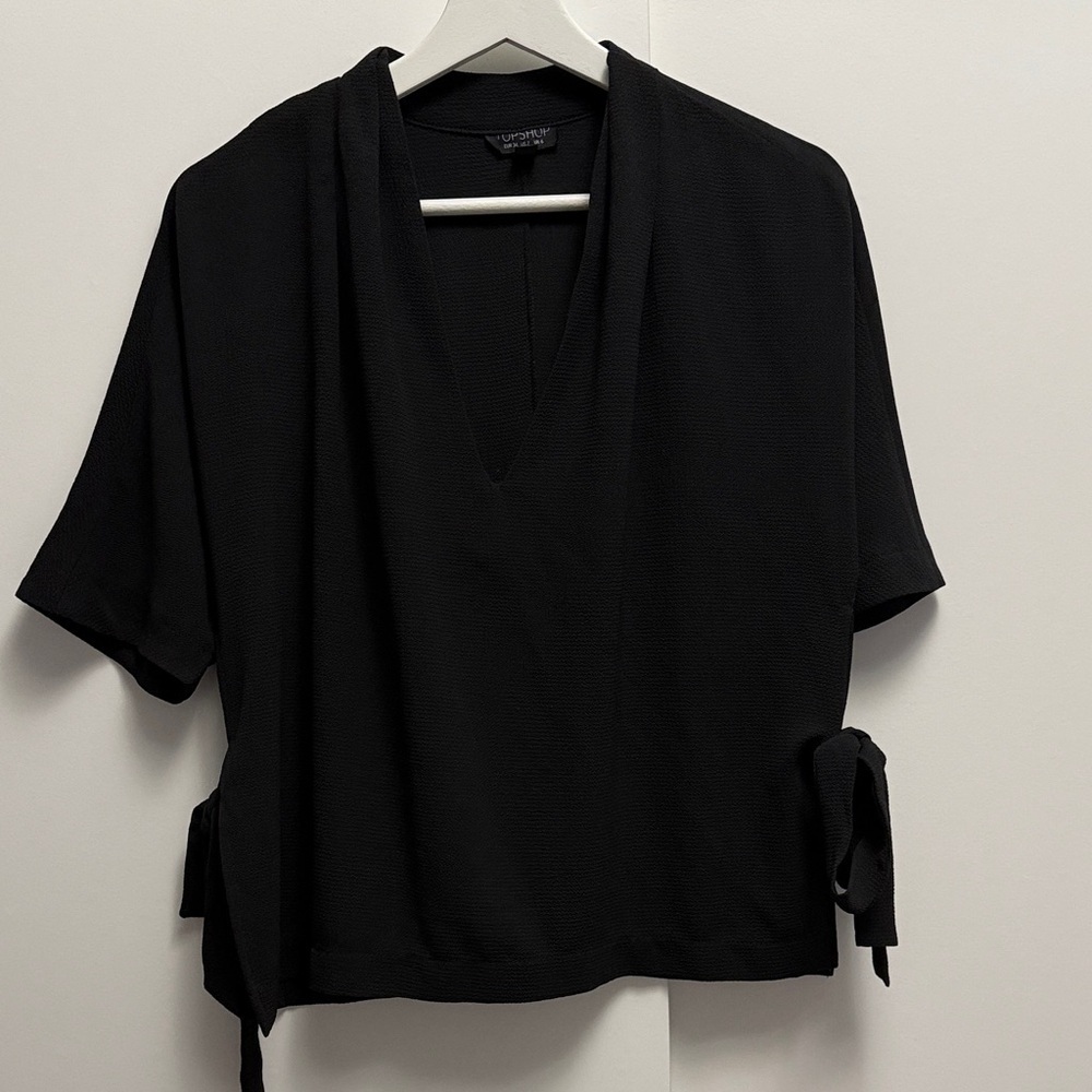 Topshop vneck blouse